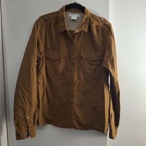 Exofficio Women's Brown Long Sleeve Shirt